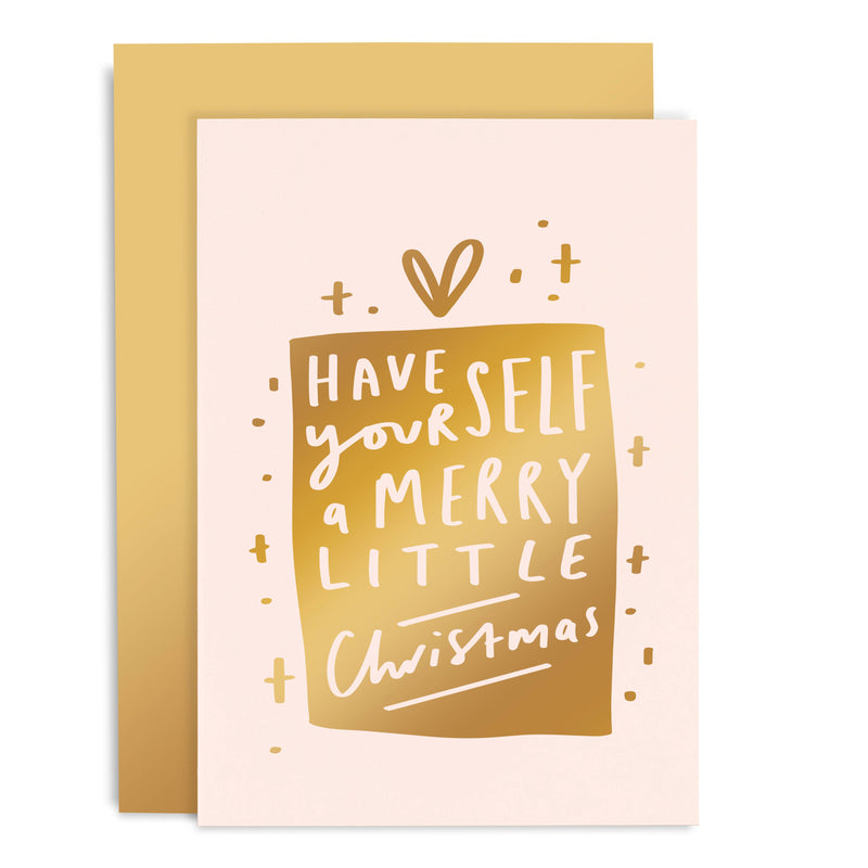 Present Blush Christmas/Holiday Card