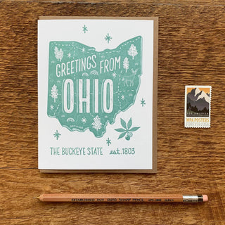 Ohio Greeting Card