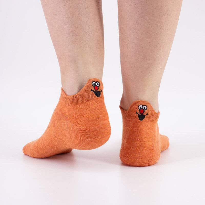 Smiley Socks- orange