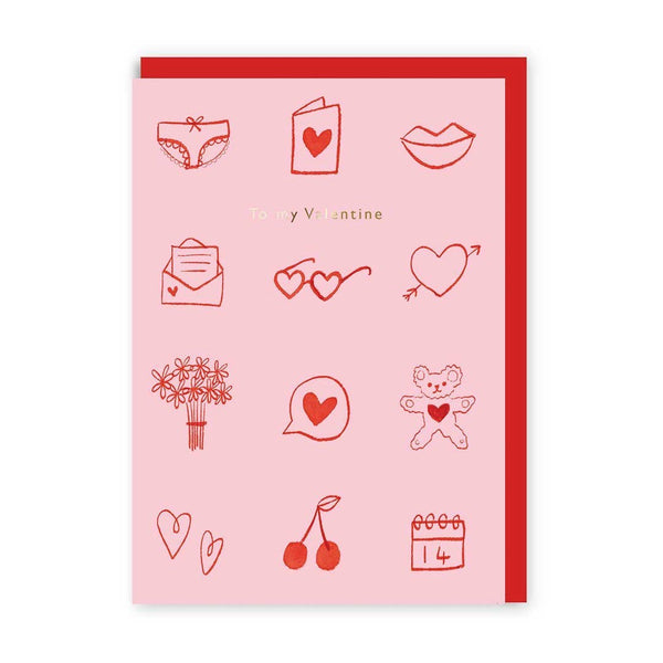 To My Valentine Card
