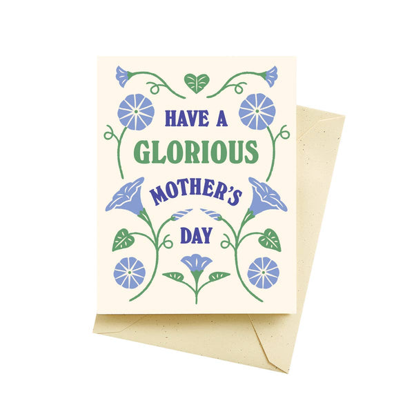 Morning Glory Mothers Day Card