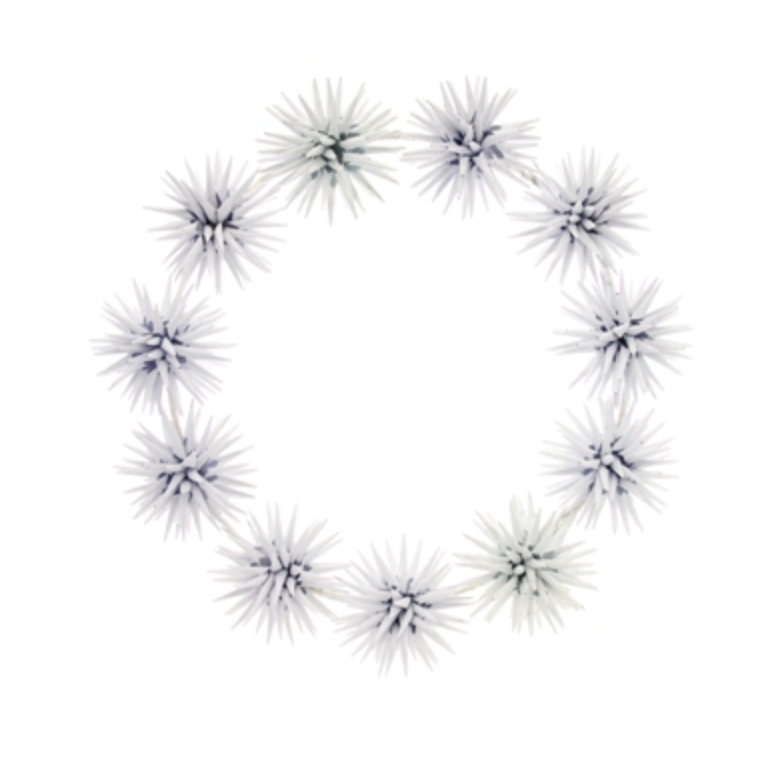 Starburst White Wreath