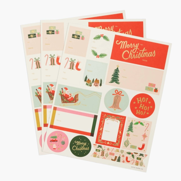 Deck The Halls Stickers & Labels