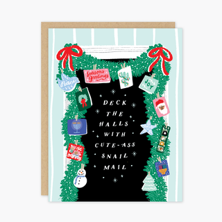 Deck the Halls Christmas Holiday Card