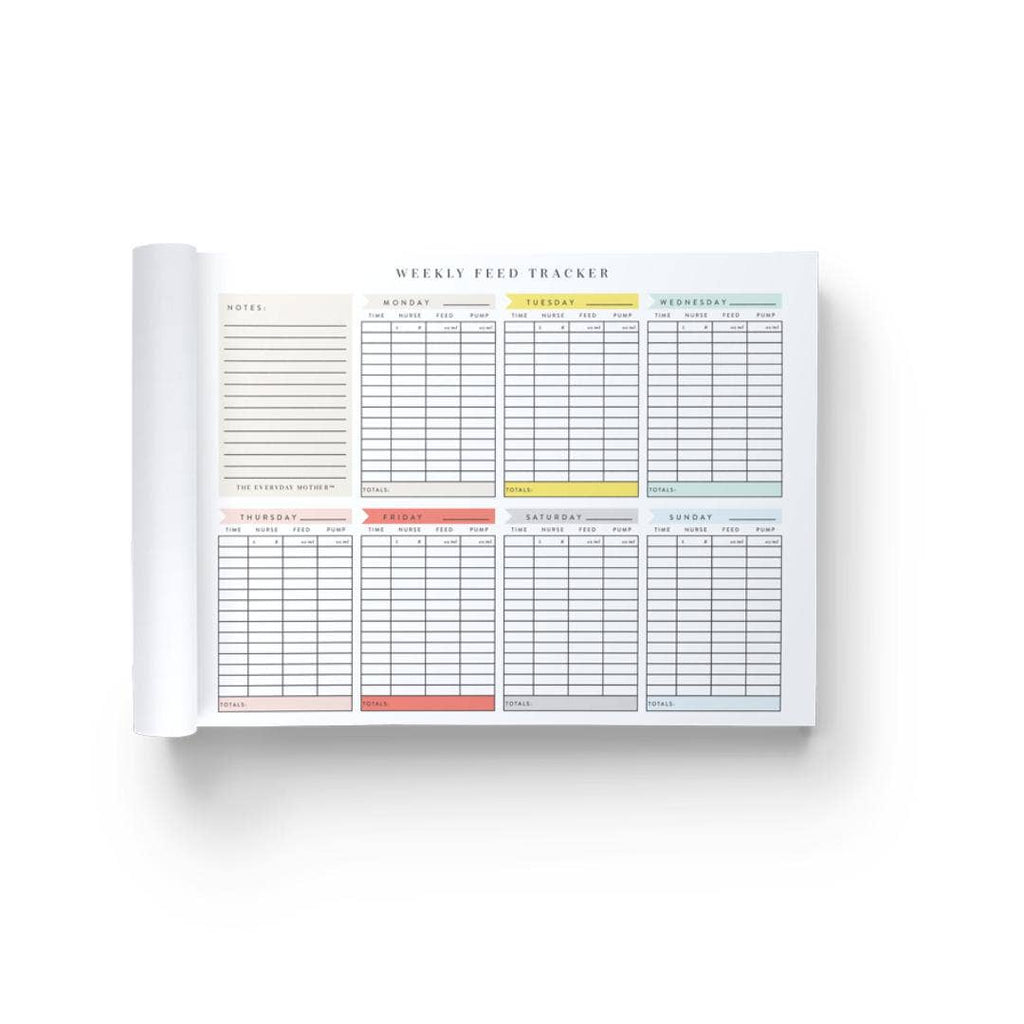 Weekly Feed Tracker Notepad – Scripted Studio