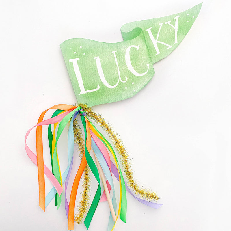 Lucky St. Patrick's Day Party Pennant