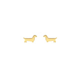 Weiner Dog Stud Earrings