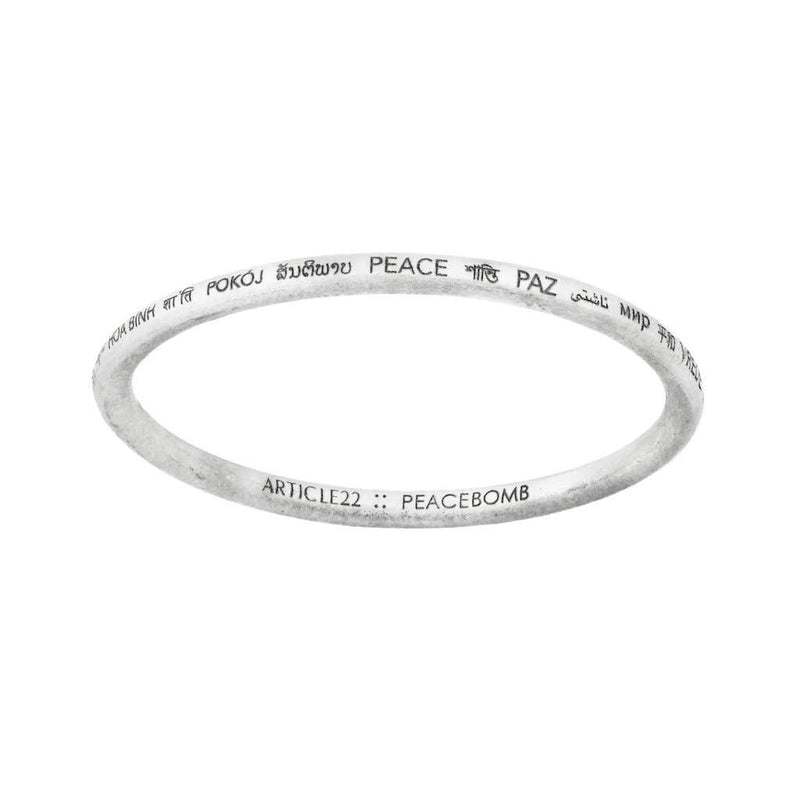 Peacebomb Jewelry - Peace All Around Bangle