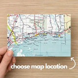 Hamilton Map Postcard